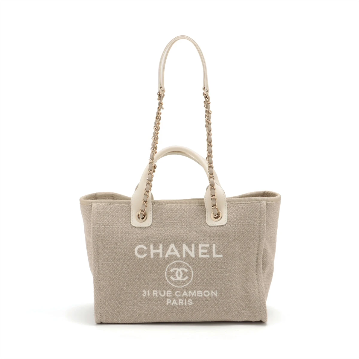 CHANEL ドゥーヴィルチェーン　トート　バッグ 楽天市場】シャネル ドーヴィル チェーントートバッグ バッグ