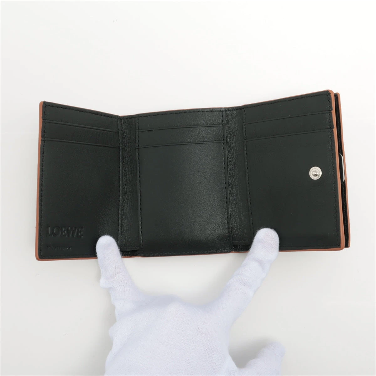 ロエベ　スリム コンパクト ウォレット　アナグラム　レザー　黒　ブラック　箱付き 楽天市場】ほぼ未使用 LOEWE ロエベ 財布 スリム コンパクト