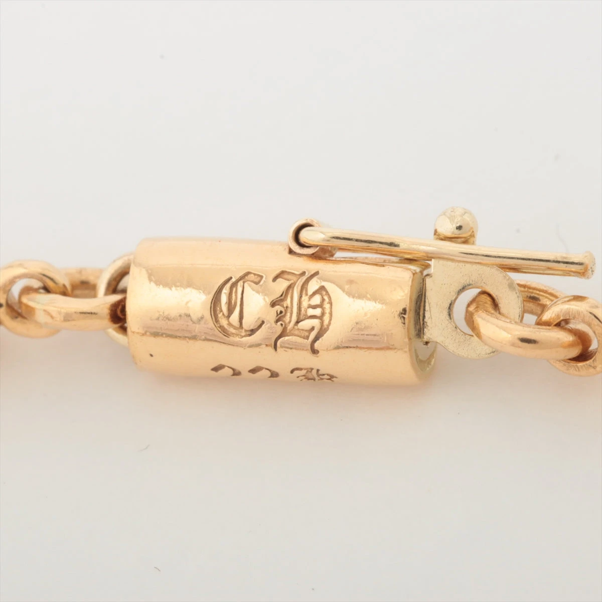 クロムハーツ 22K タイニーE CHプラスドロップ　原本付き クロムハーツタイニーECHプラスドロップイヤリング22Kゴールド