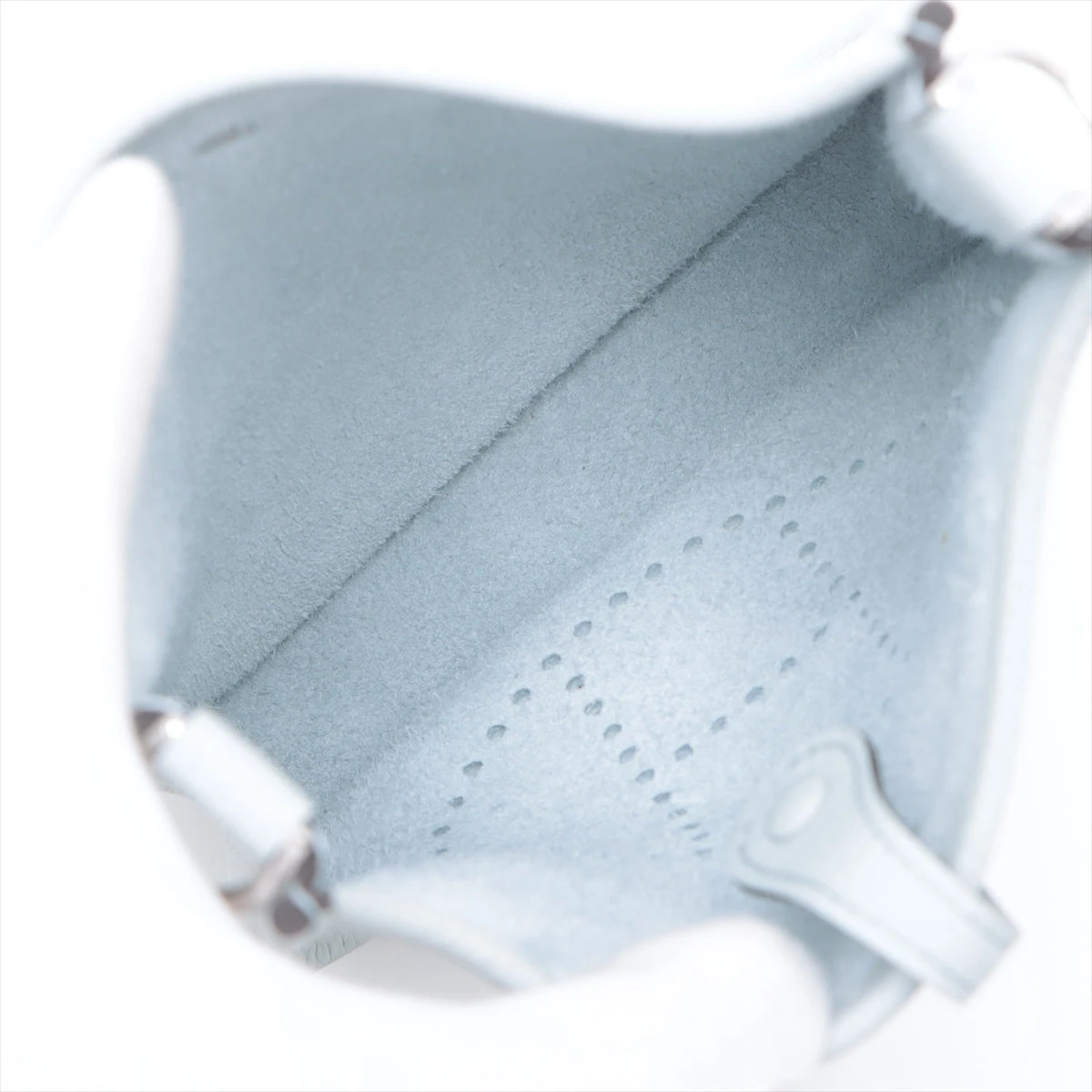 【HERMES】エヴリンTPM/ブルーペール×ナタ/シルバー金具 エルメス エヴリンアマゾンTPM ブルーペール/ ナタ トリヨン