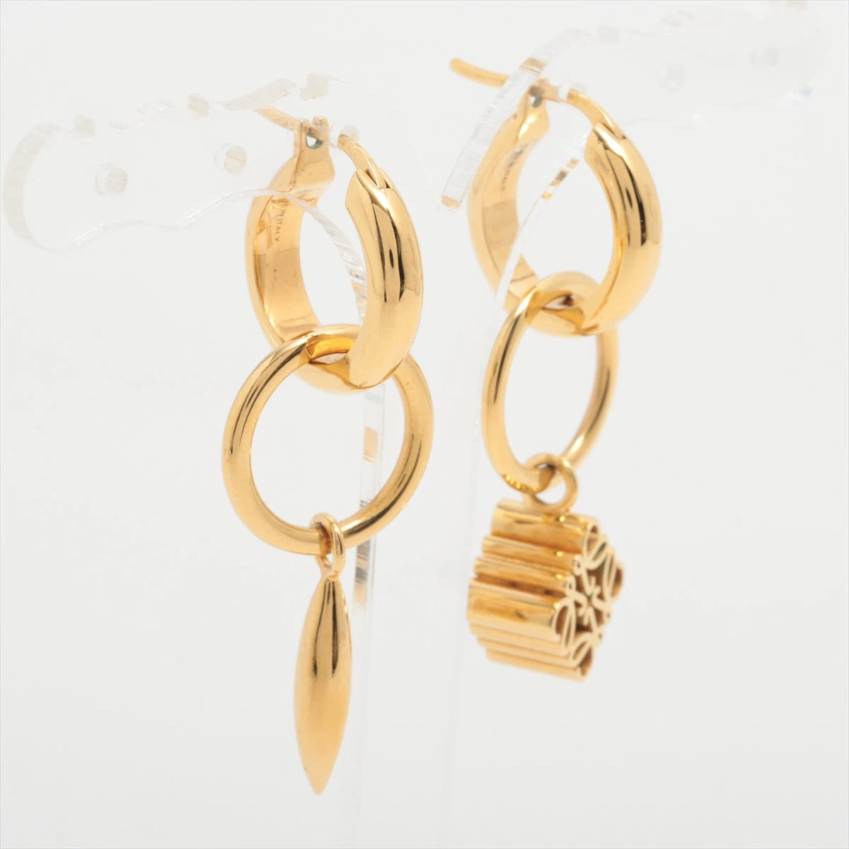 ロエベ アナグラム ピアス(両耳用) GP ゴールド AP044338｜中古