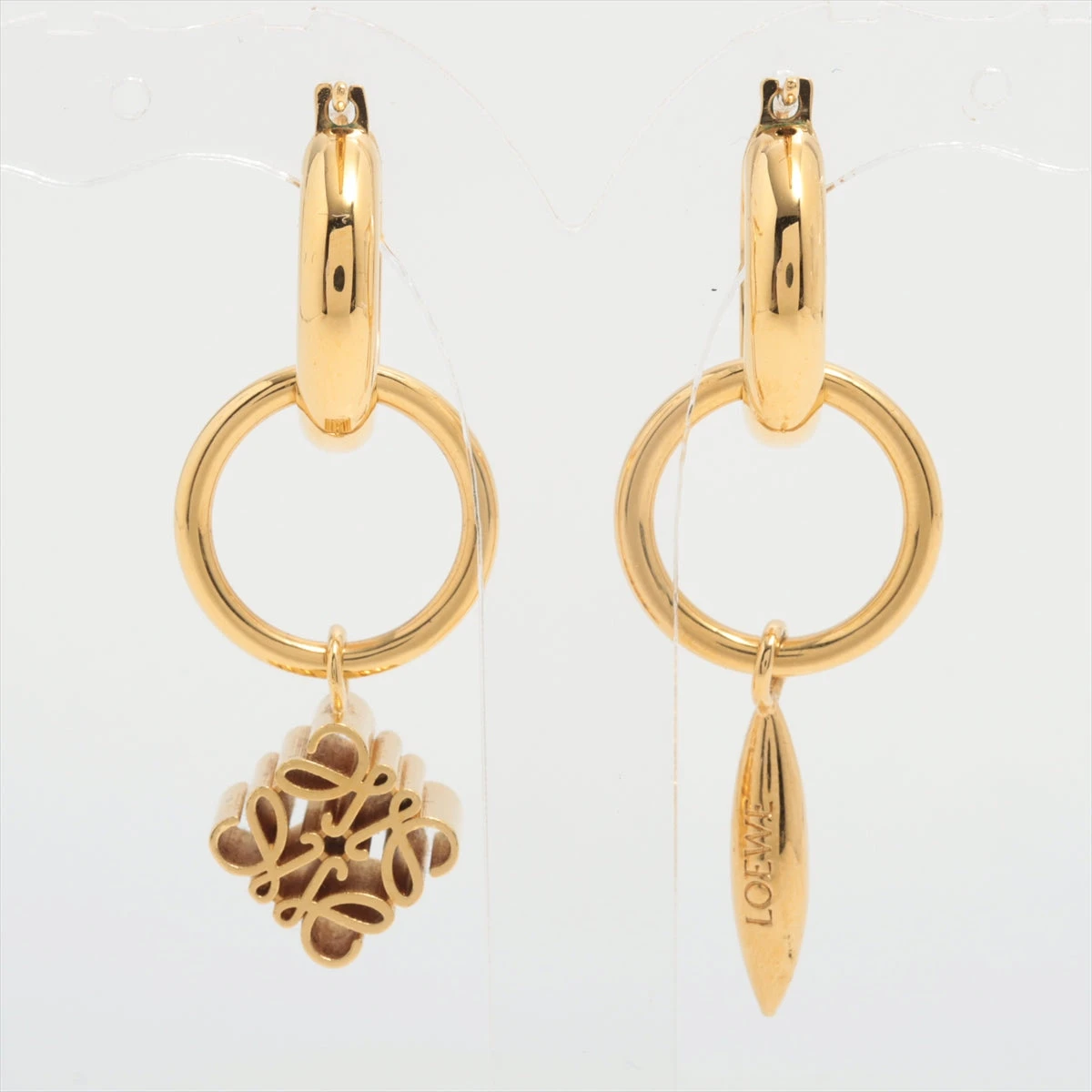 ロエベ アナグラム ピアス(両耳用) GP ゴールド AP044338｜中古