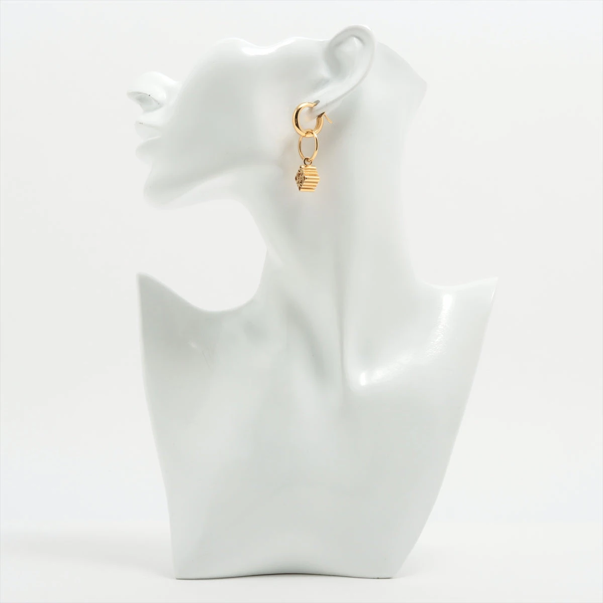 ロエベ アナグラム ピアス(両耳用) GP ゴールド AP044338｜中古