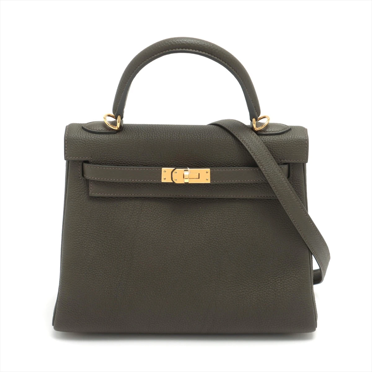 エルメス　ケリー替えベルト　グリーン ♥美品 HERMES ケリーウォッチ♥グリーンベルト