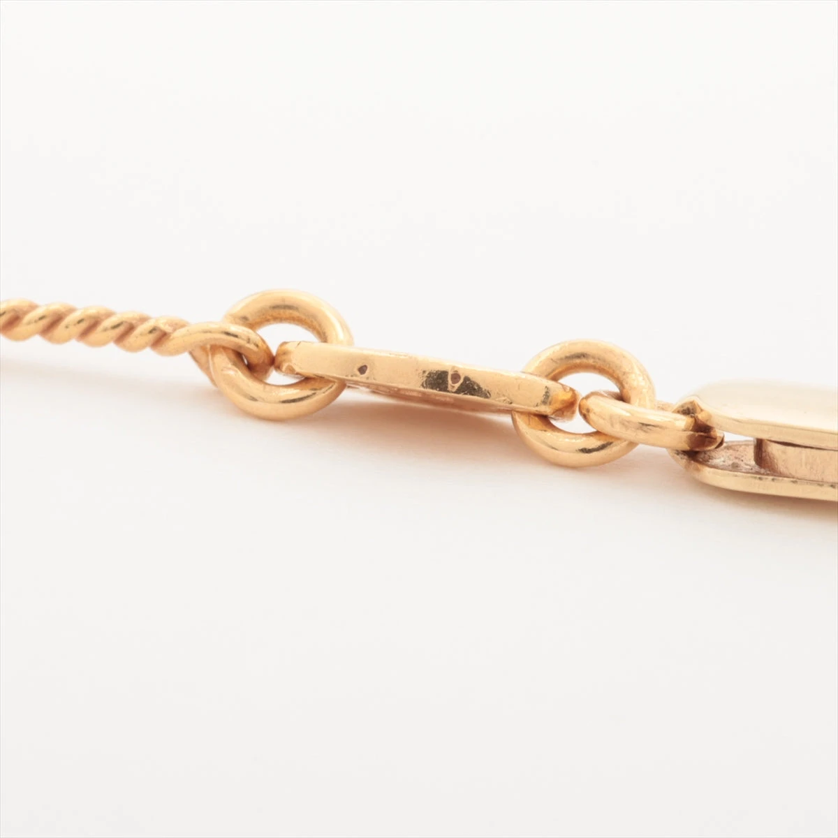 18KT　ネックレス　ツイストチェーン　刻印有り　ITALY 18KT ネックレス ツイストチェーン 刻印有り ITALY クロムハーツ 22K