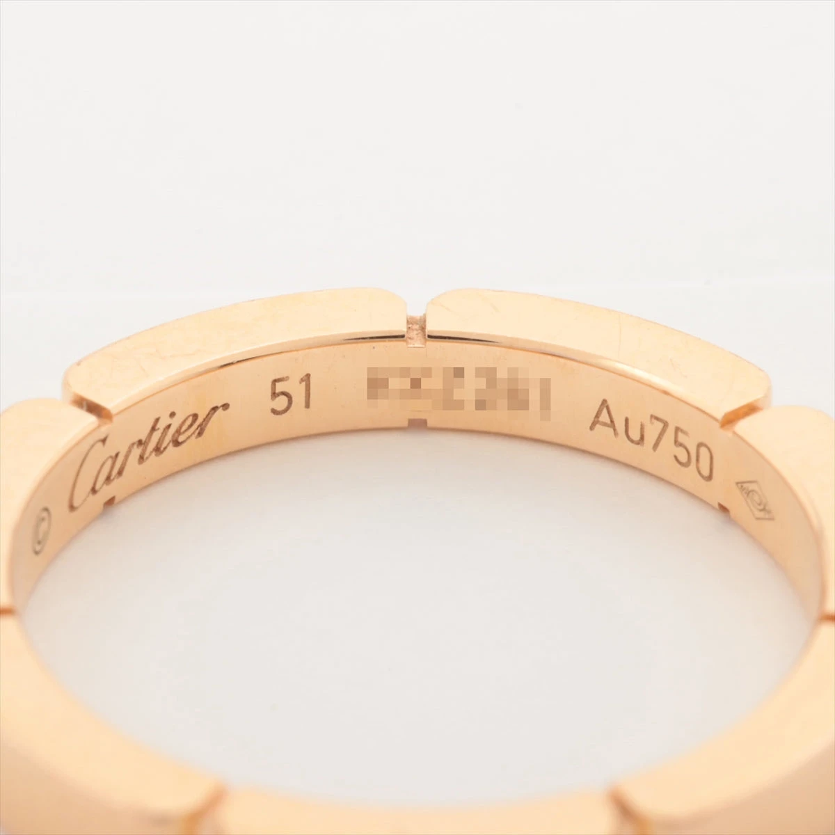 カルティエ マイヨンパンテール 4P ダイヤ リング 750(PG) 4.0g 51