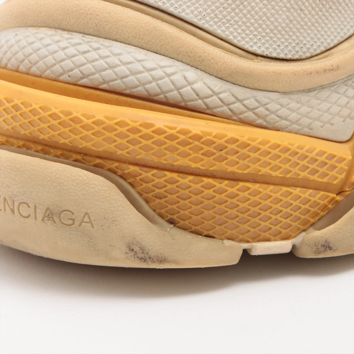 バレンシアガ トリプルS メッシュ×レザー スニーカー 42 メンズ マルチ