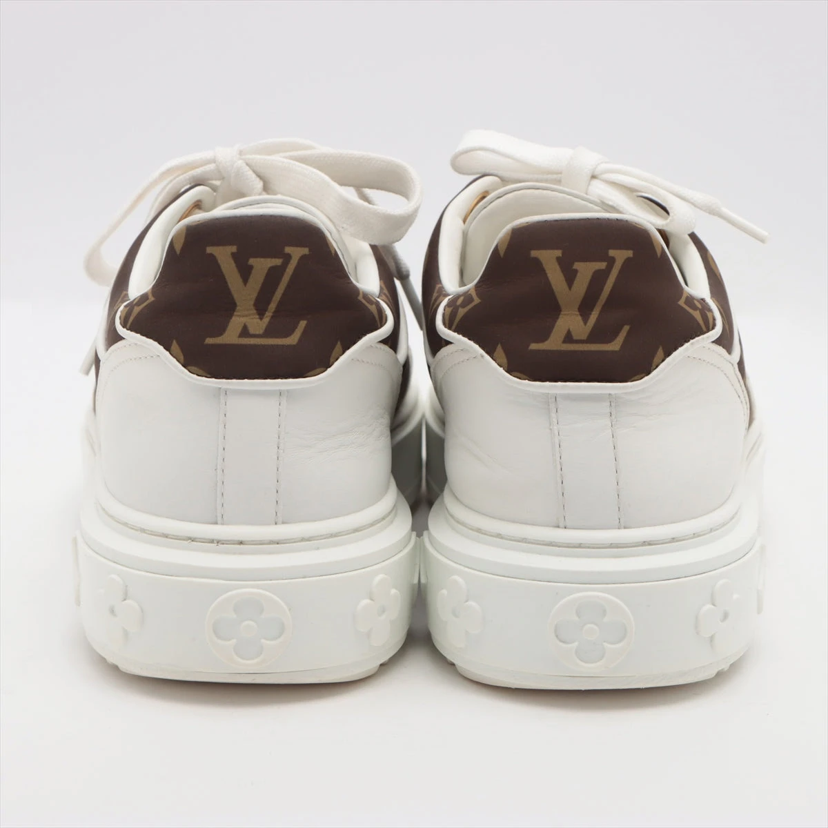 ヴィトン タイムアウトライン 22年 レザー スニーカー 37 1/2