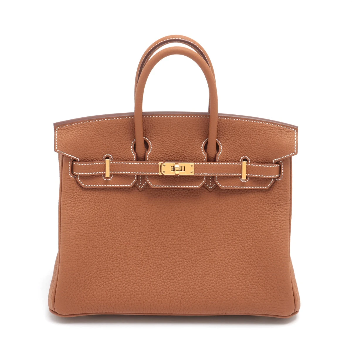 エルメス バーキン25 トゴ ゴールド ゴールド金具 B:2023年