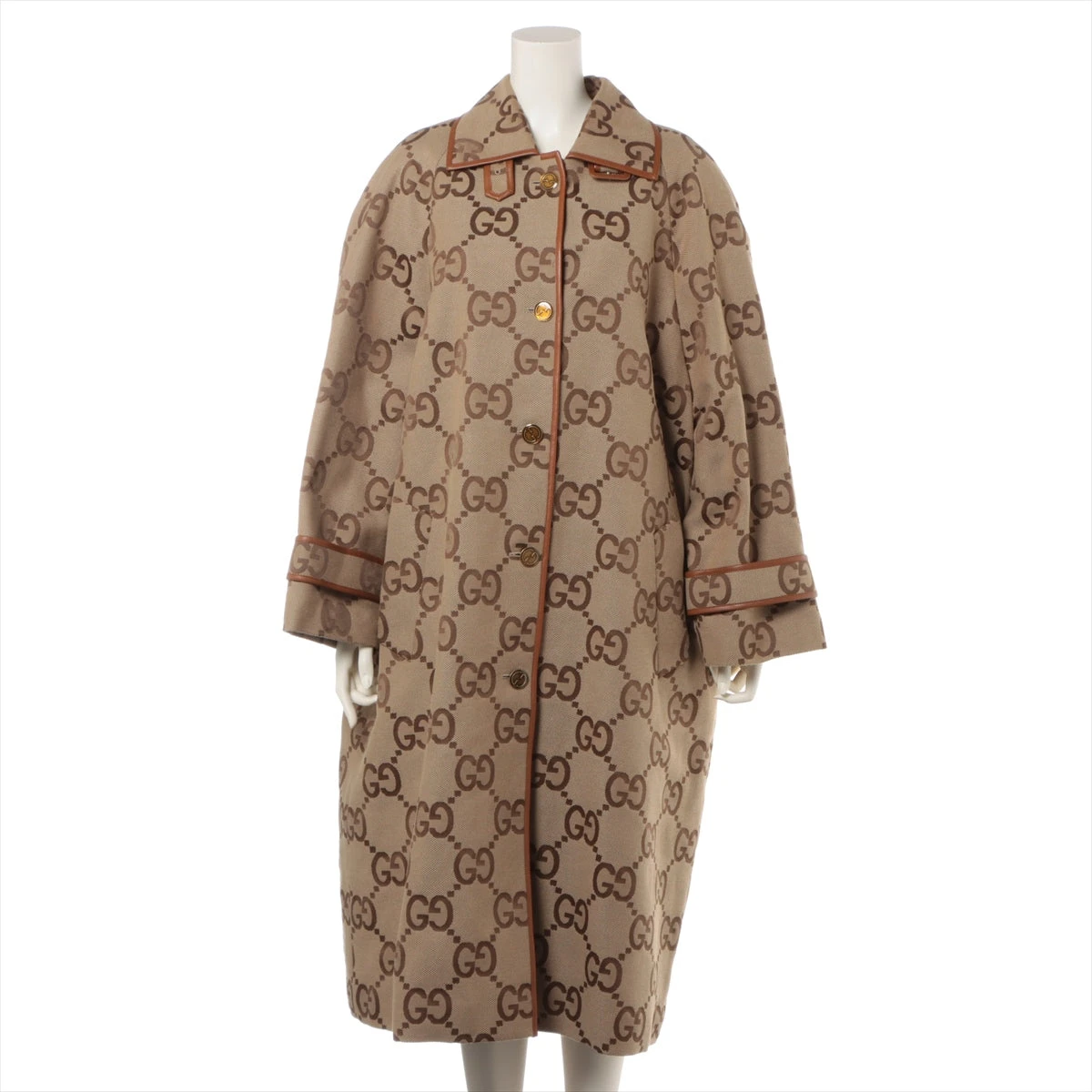 美品】 GUCCI / グッチ | 総裏地 ベルト付き ロングトレンチ