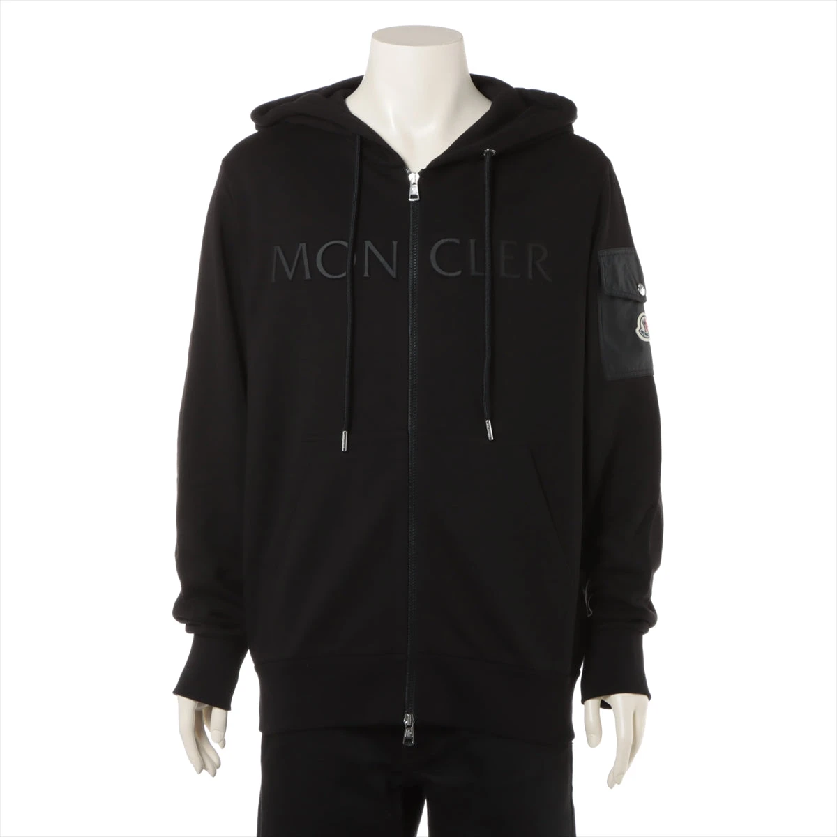 ［新品同様］モンクレール　ナイロンパーカー　ナイロンジャケット　ブラック MONCLER モンクレール ナイロンパーカー ナイロンジャケット