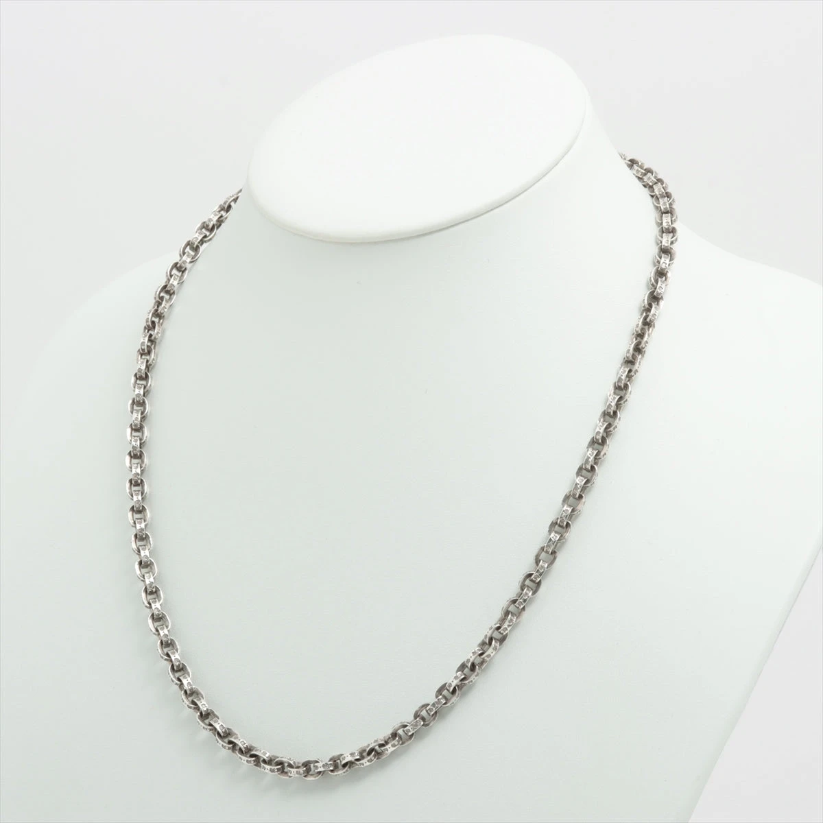 クロムハーツペーパーチェーンネックレス20インチ（約50cm