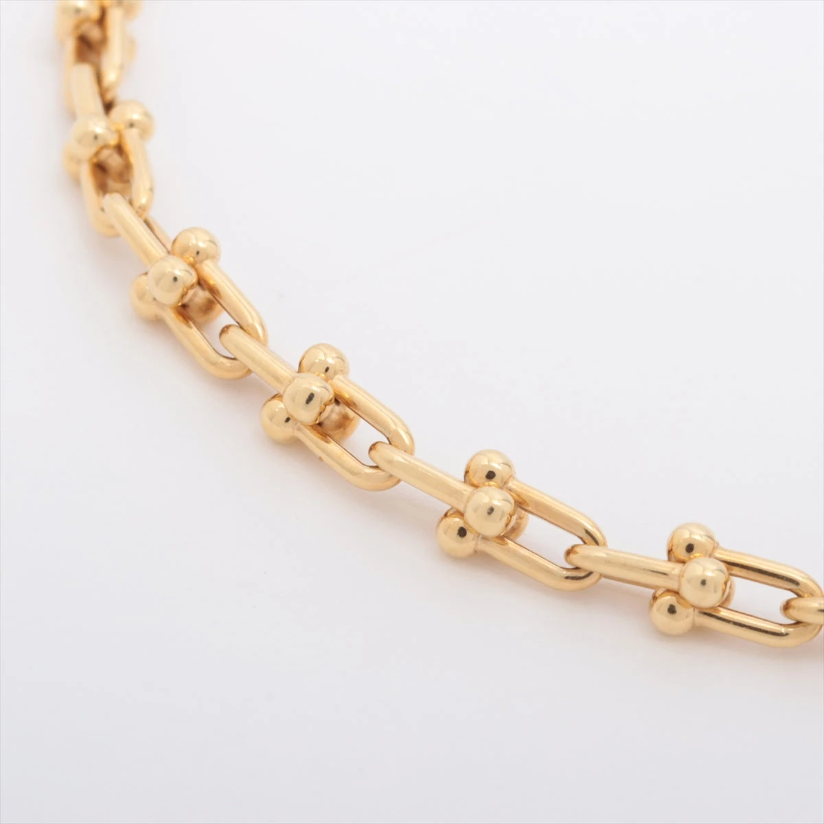 【中古】ティファニー ハードウェア マイクロ リンク ブレスレット ティファニー ハードウェア マイクロリンク ブレスレット ゴールド K18