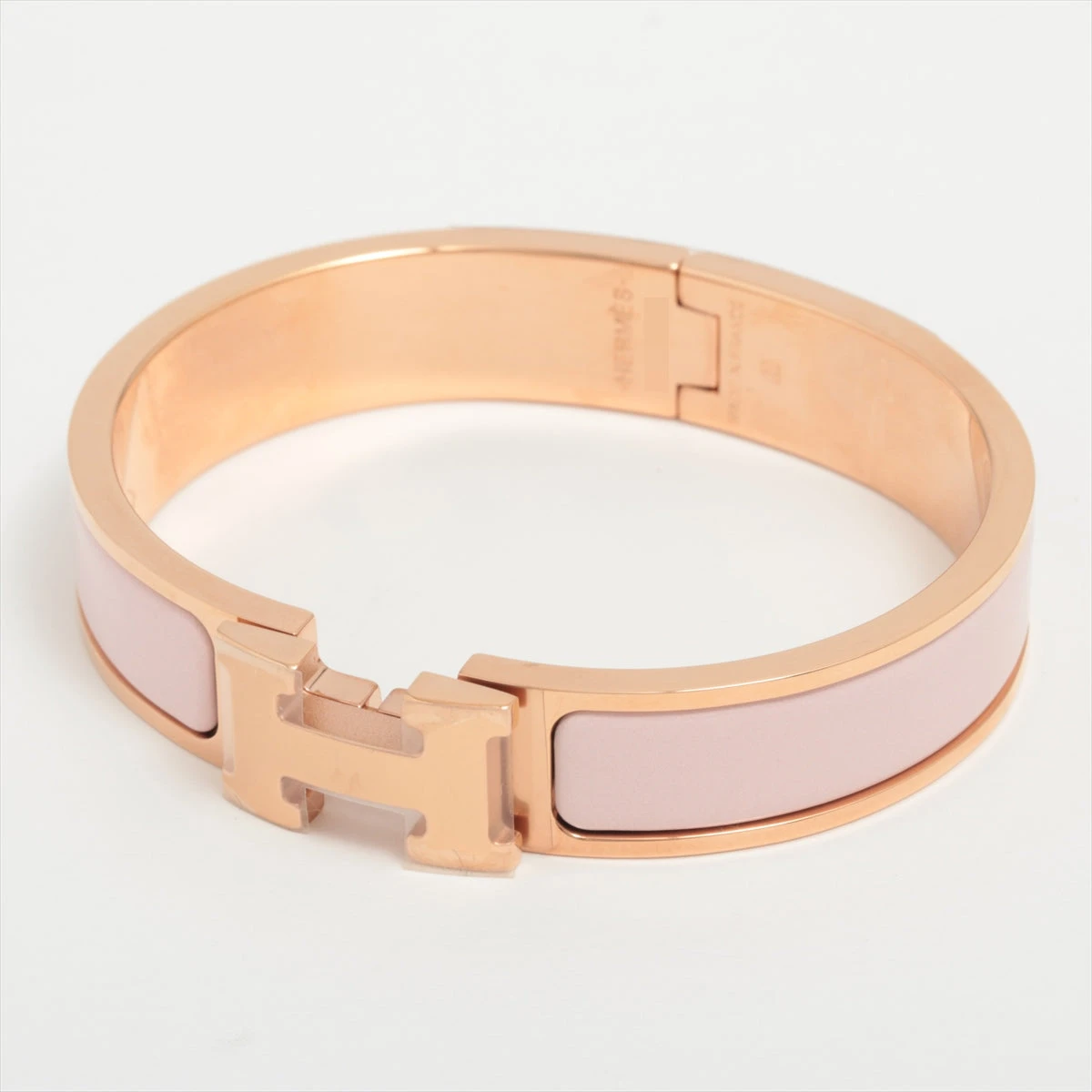 HERMES エルメス クリッククラック PM バングル ピンク ゴールド エルメス Hバングル クリッククラックPM バングル GP ピンク