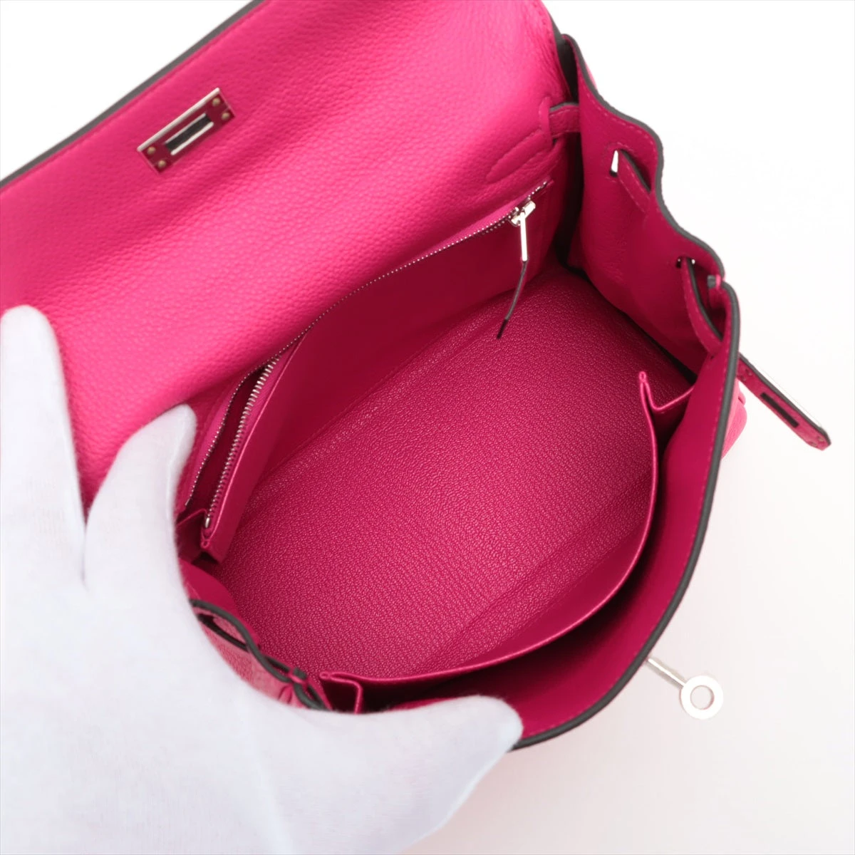 エルメス♡ケリーベルト♡希少品♡極美品♡ノワール×ローズゴールド ランク A HERMÈS エルメス ケリー25 ローズパープル (L3) トゴ