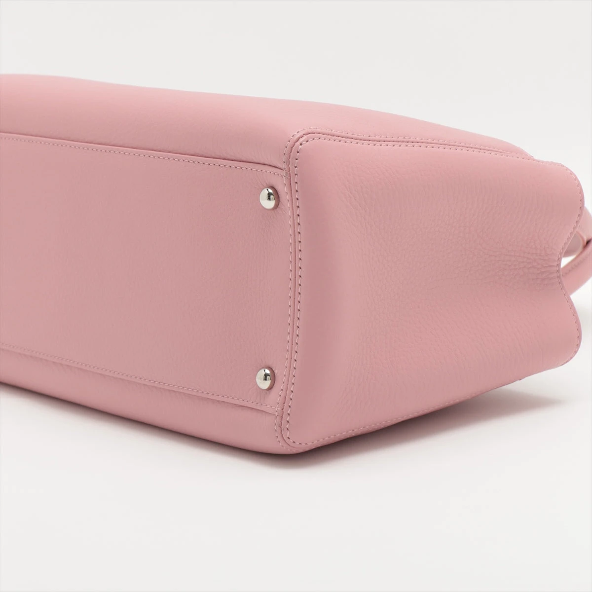 シャネル エグゼクティブ レザー トートバッグ ピンク シルバー金具 20 