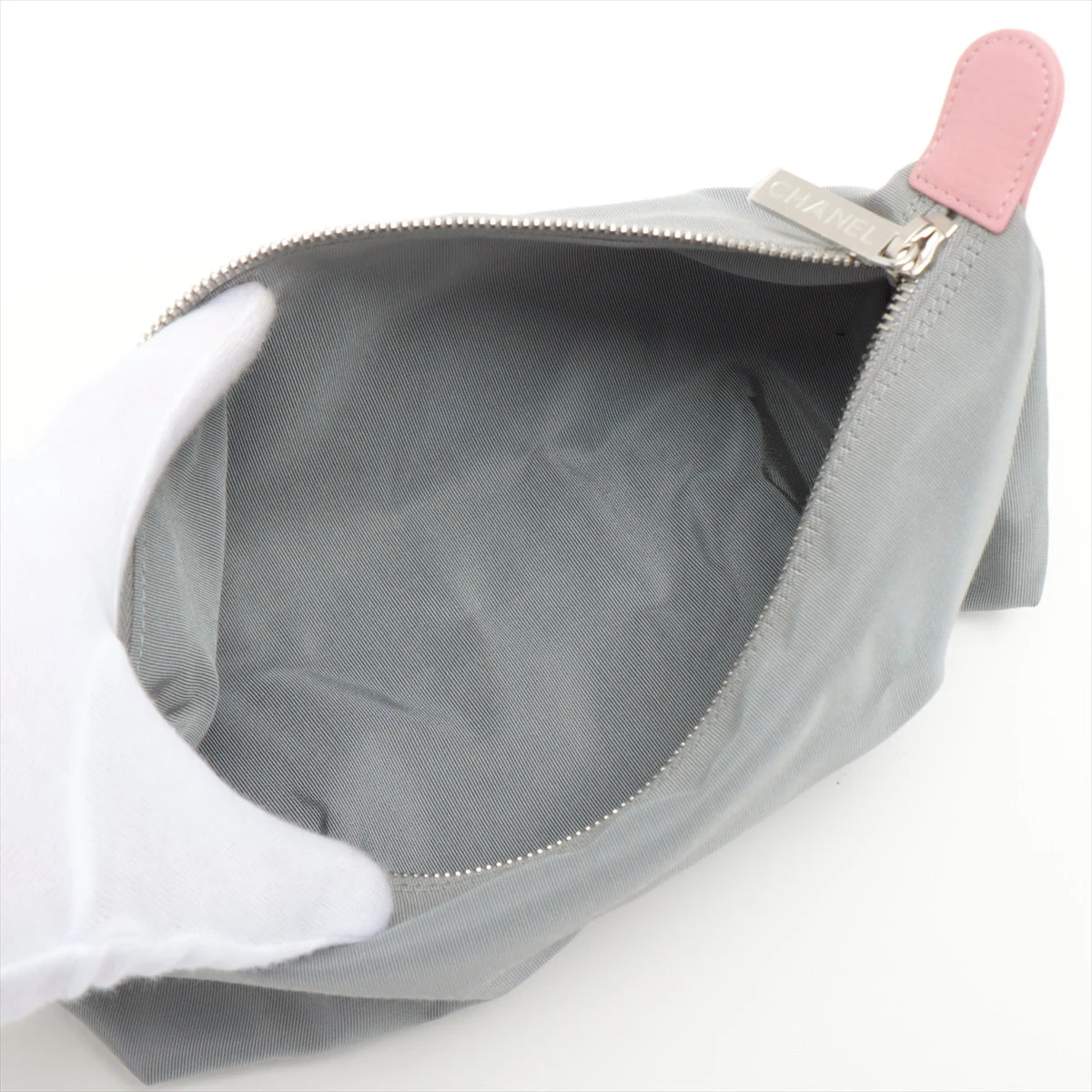 シャネル エグゼクティブ レザー トートバッグ ピンク シルバー金具 20 