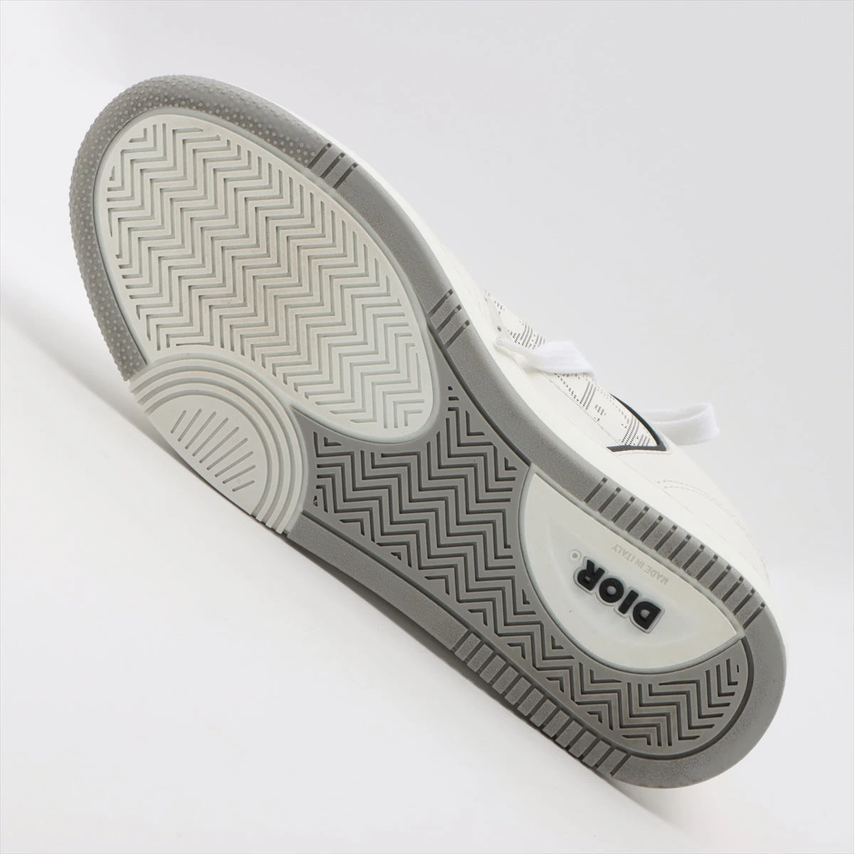 ディオール×ショーン・ステューシー レザー スニーカー 40 メンズ