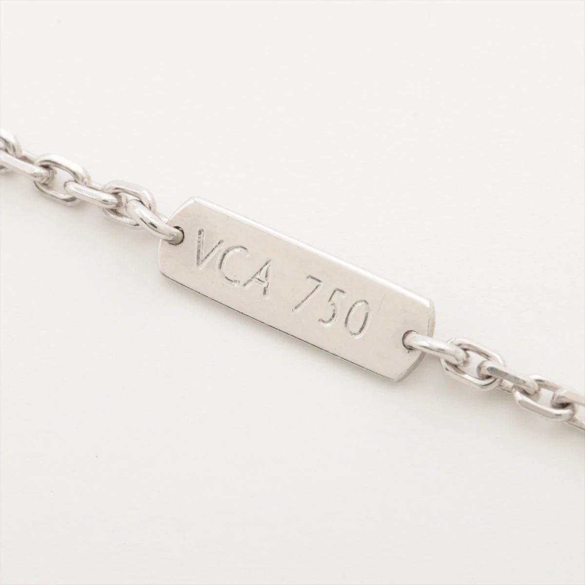 ヴァンクリーフ&アーペル フリヴォル ハート ネックレス 750(WG) 6.7g 