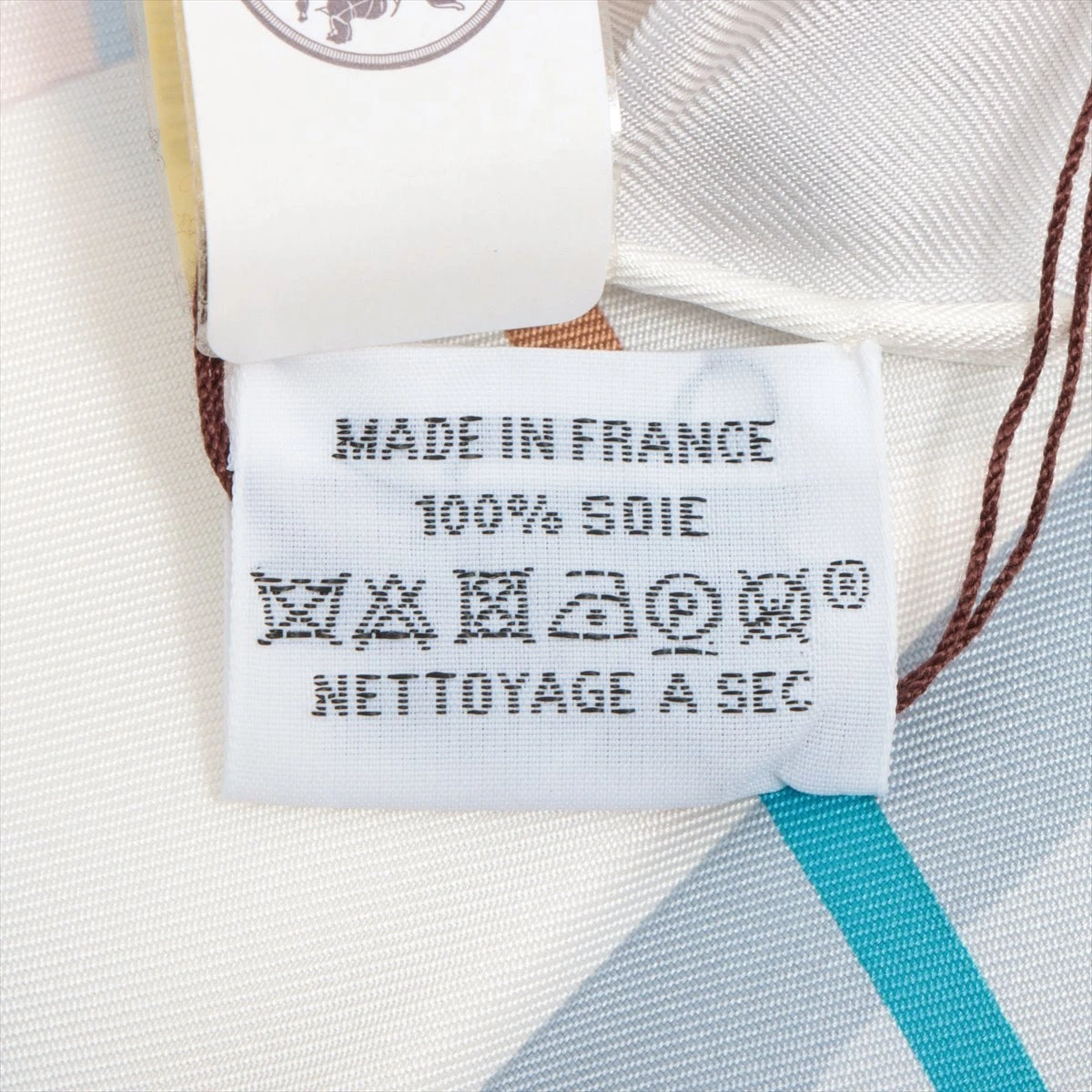 エルメス ストール シルク パステル タグ付き CHARMES DES