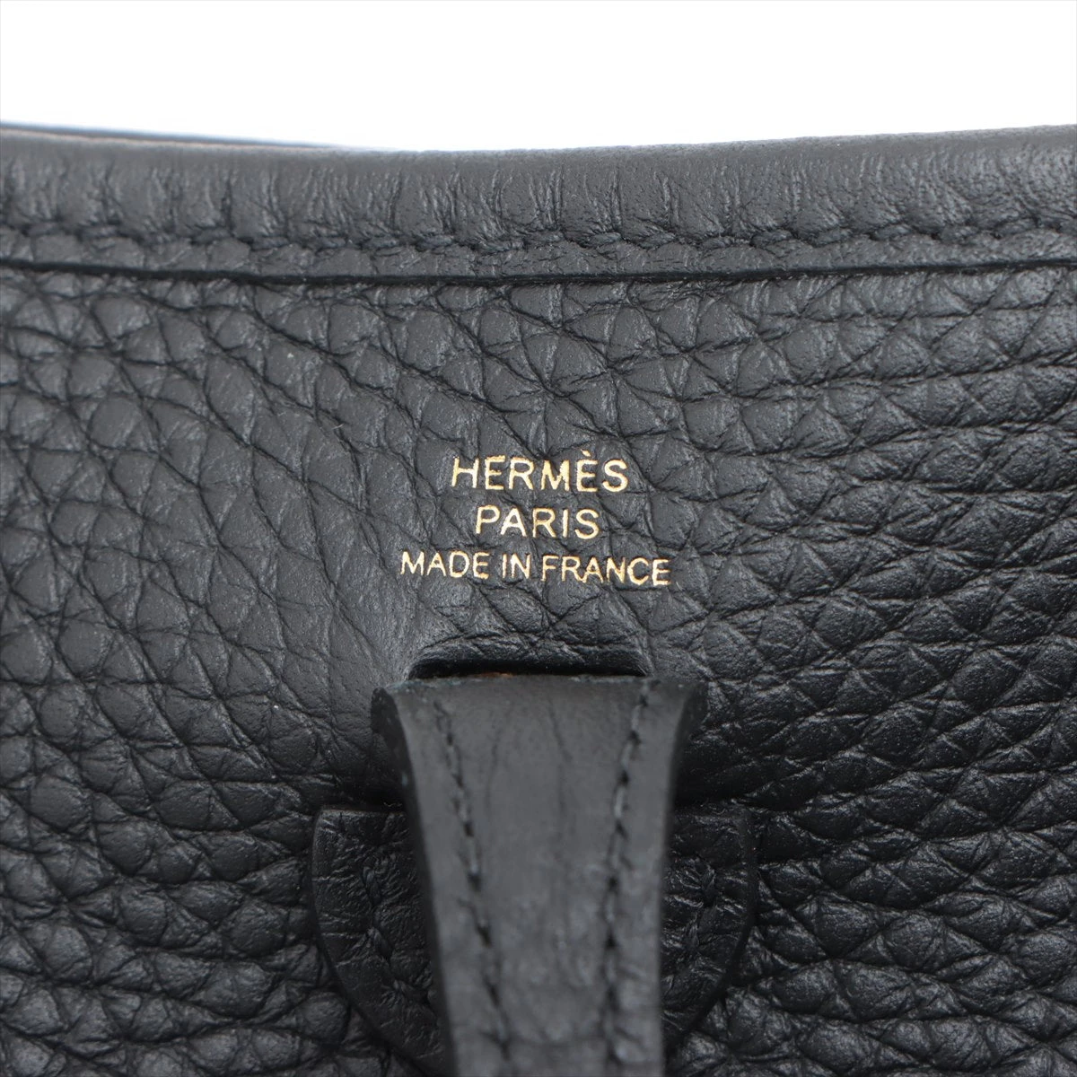 HERMES エルメス エブリンTPM 黒 金金具 エルメス エヴリンアマゾンTPM ブラック トリヨンクレマンス