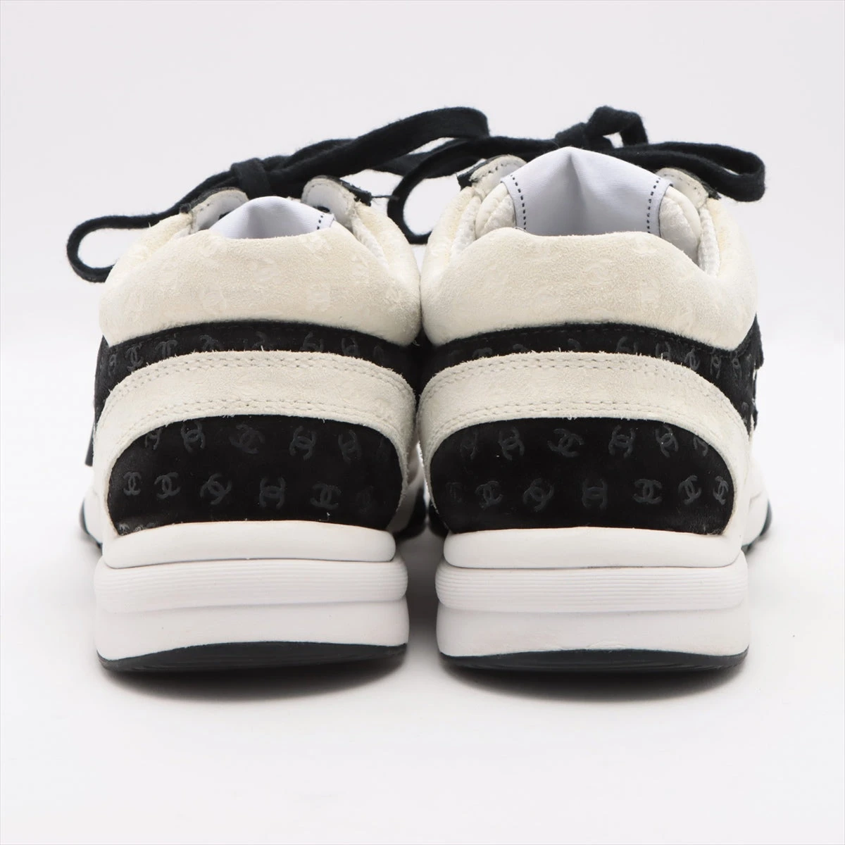 美品 CHANEL ココマーク スエード スニーカー マルチカラー サイズ36 CHANEL シャネル スニーカー ココマーク スエード ブラック 36