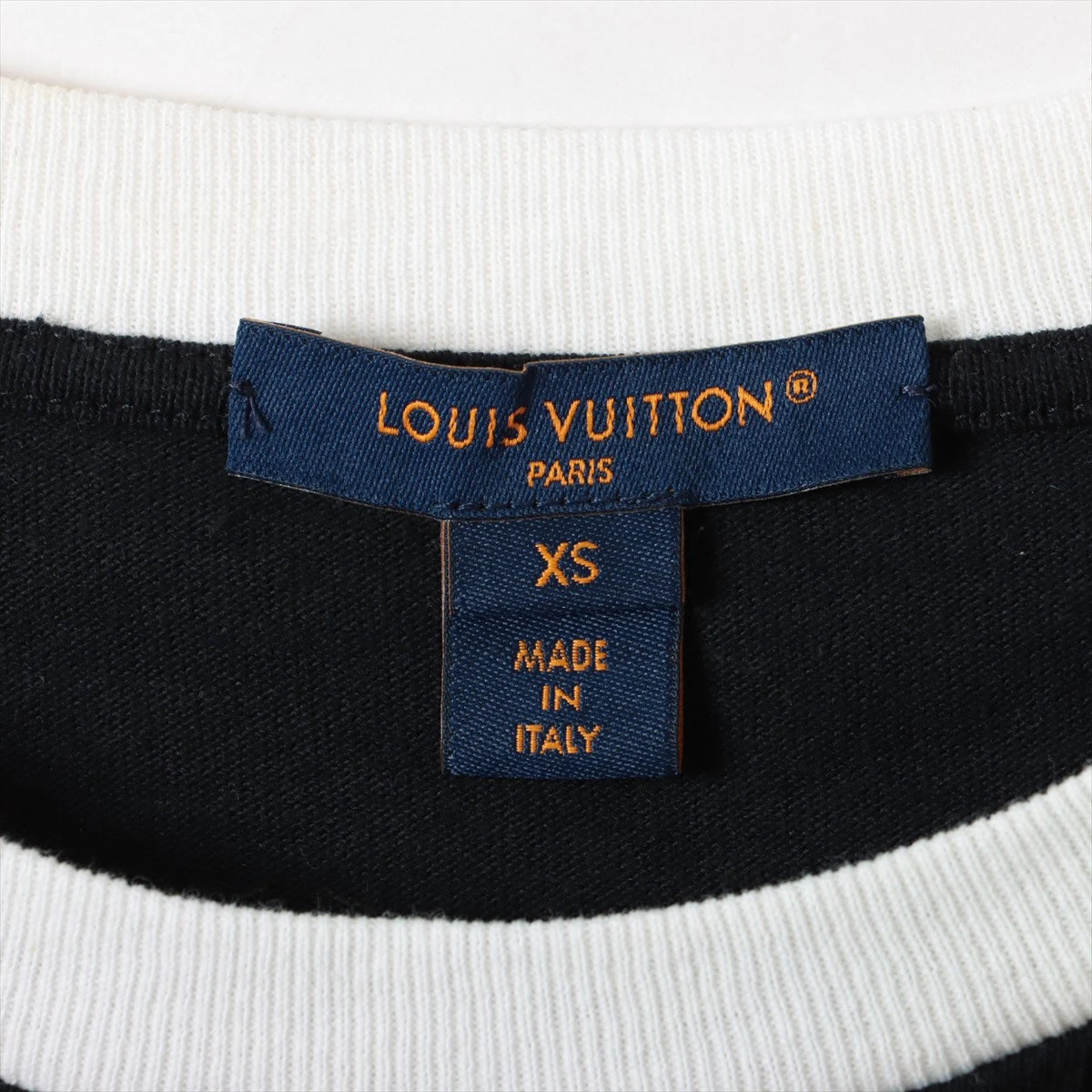 ヴィトン 23AW コットン Tシャツ XS レディース ブラック RW232W