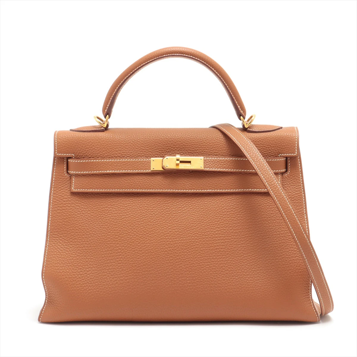 【個包装】エルメス ケリー32 トゴ ゴールド ゴールド金具 □H:2004年