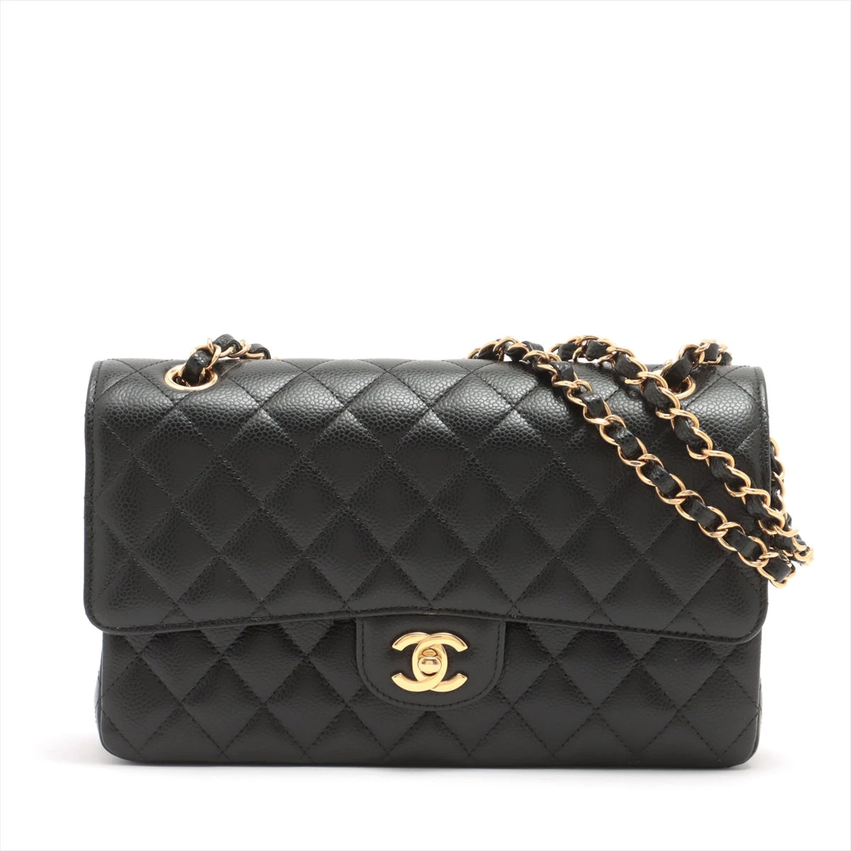 処分価格！シャネル CHANEL  【38】 ダブルスーツ 金ボタン フランス製 シャネルスーツ 38