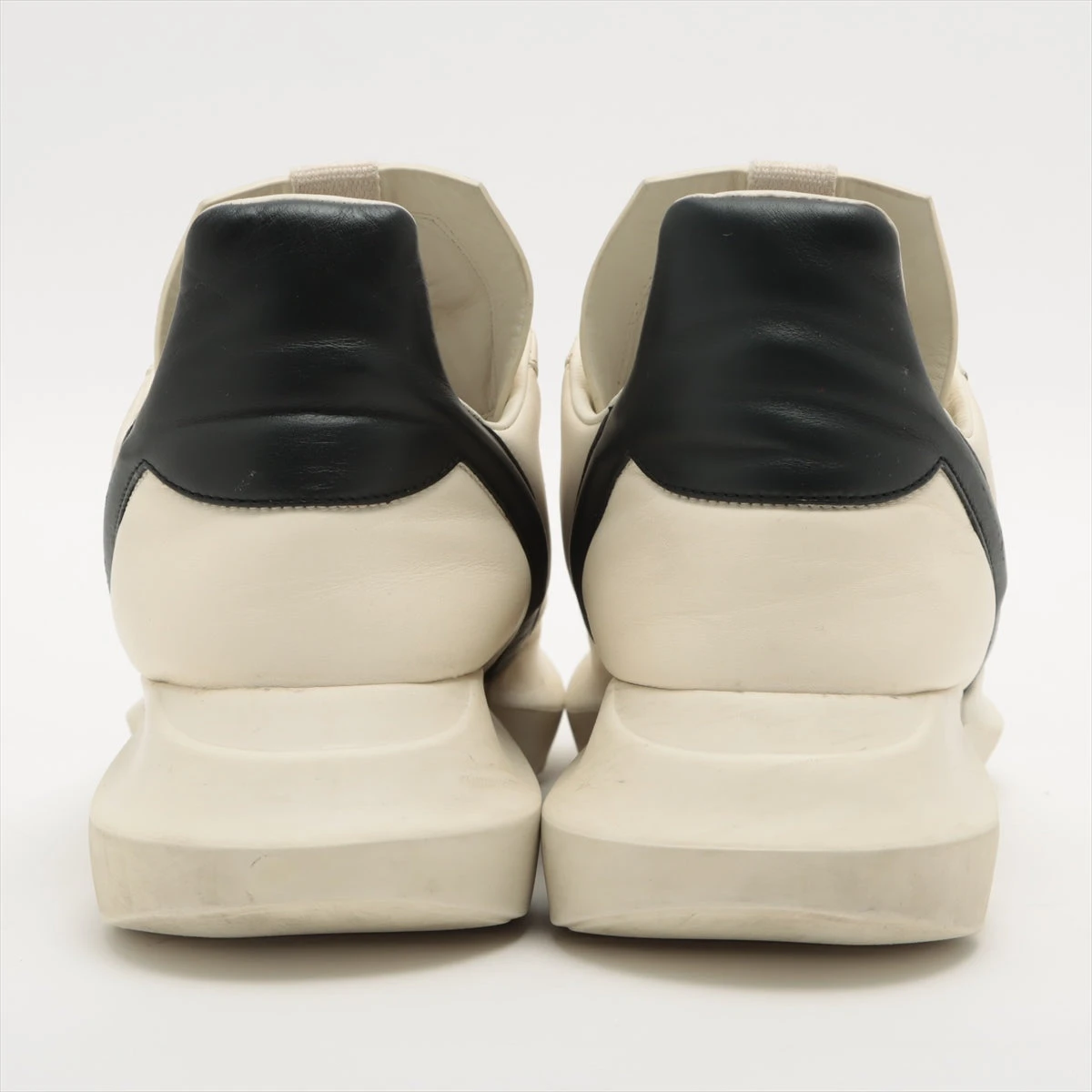 リックオウエンス レザー ハイカットスニーカー 41 メンズ ブラック