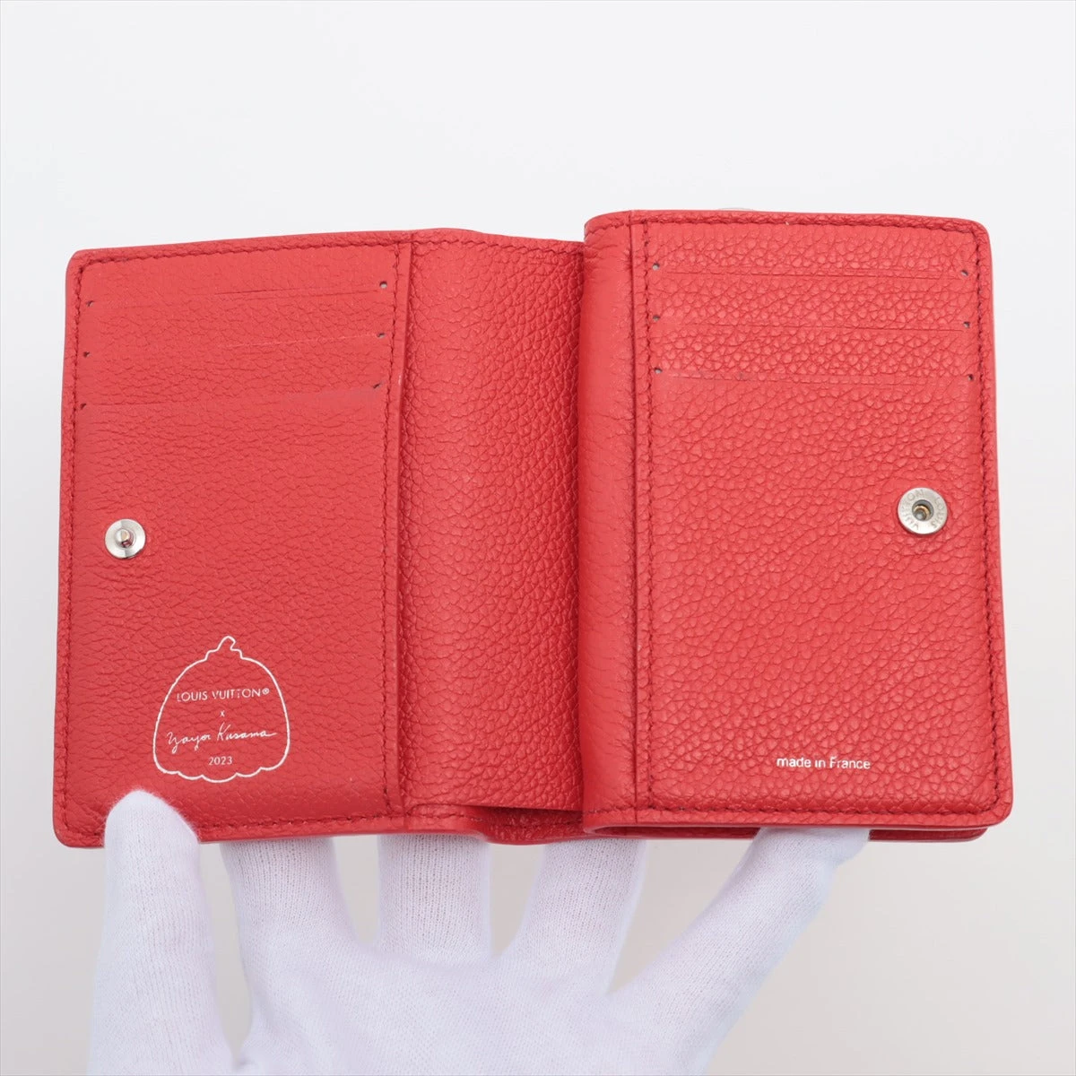 ヴィトン×草間彌生 LV×YK ポルトフォイユ クレア M82103 レザー