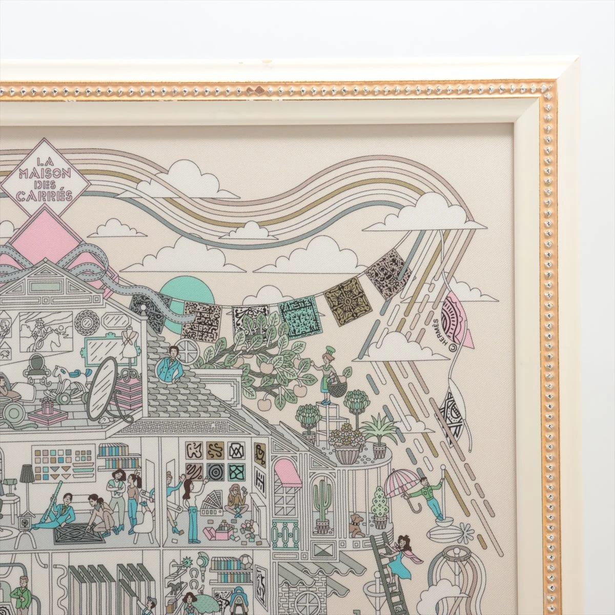 エルメス カレ45 La Maison des Carres メゾンデカレ スカーフ