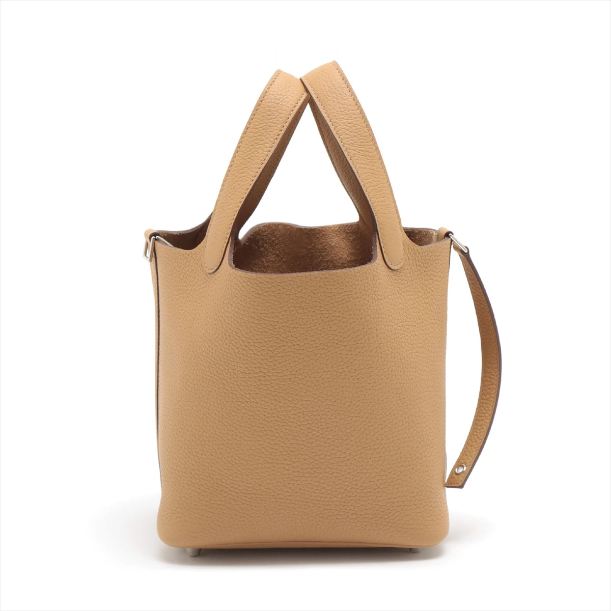 エルメス ピコタン PMサイズ チャイ/シルバー金具 ピコタン ≪新品≫ エルメス PM カデナロック チャイ シルバー