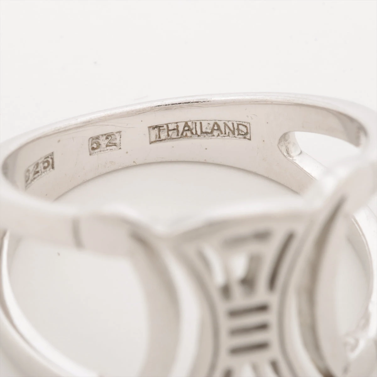 セリーヌ マカダム リング 925 3.2g シルバー A2276239｜中古