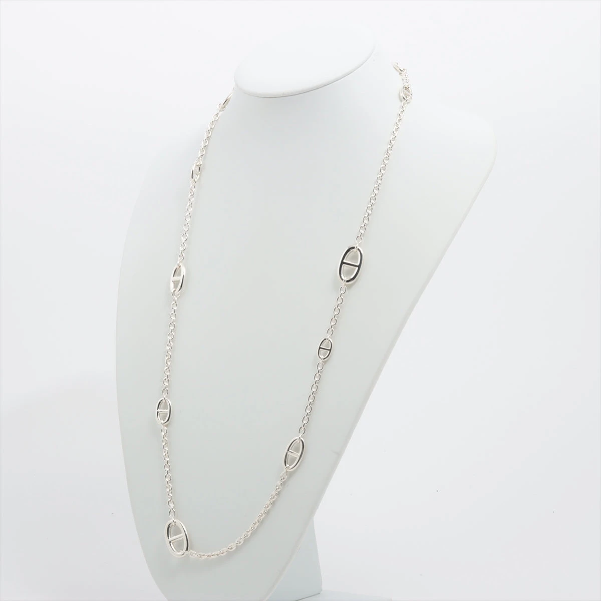 エルメス シェーヌダンクル ファランドール ネックレス 925 72.4g