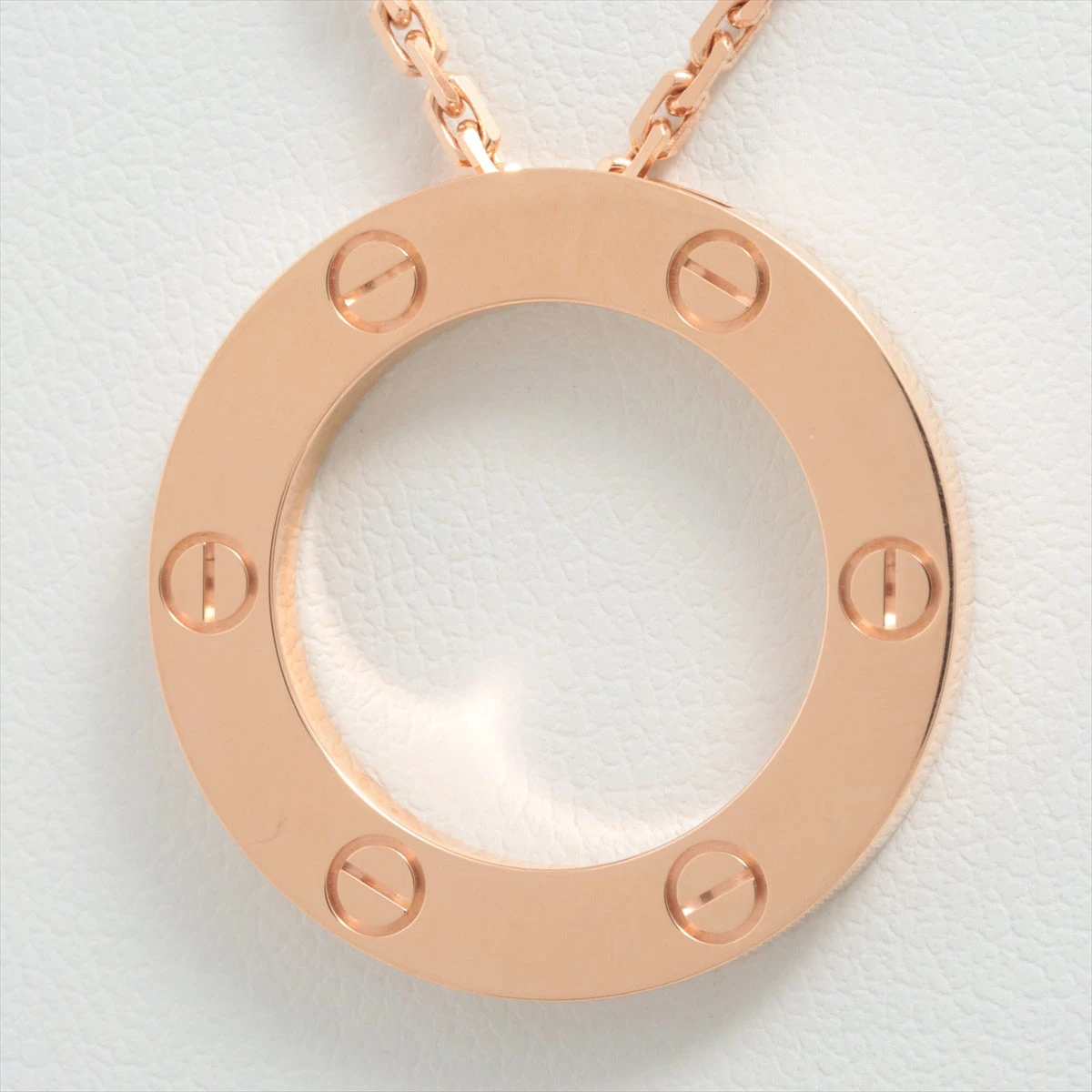 カルティエ ラブサークル ネックレス 750(PG) 14.0g CRB7014400  