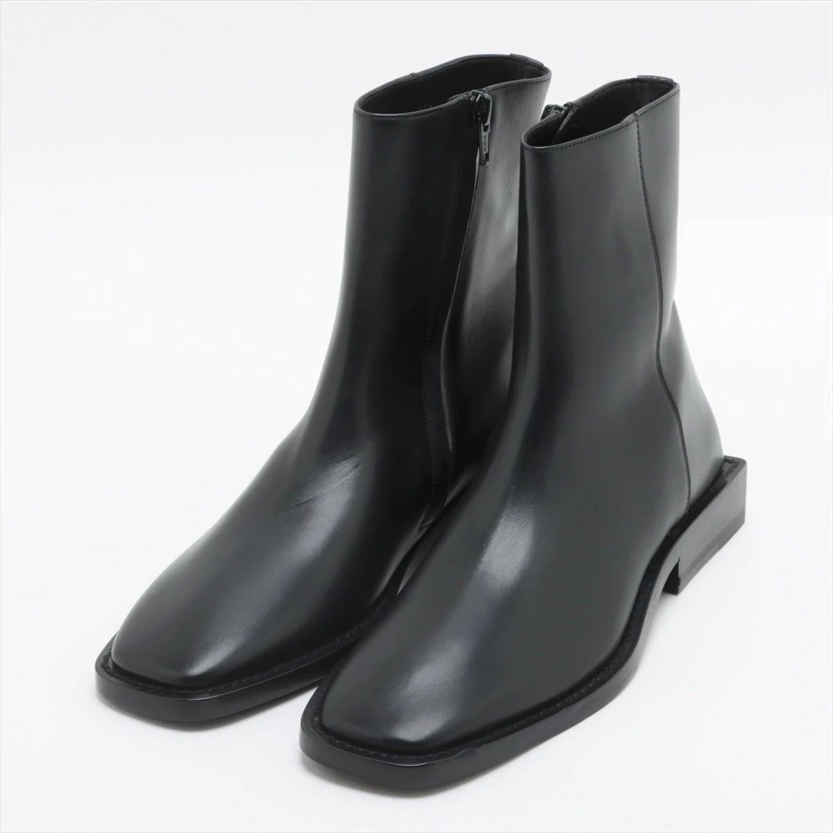 BALENCIAGA スクエアトゥーショートブーツ38 BALENCIAGA スクエアトゥーショートブーツ38