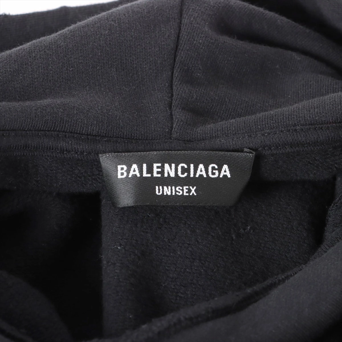 バレンシアガ　コットン　パーカー BALENCIAGA (バレンシアガ) 22SS バックヘムロゴ 刺繍 スウェット