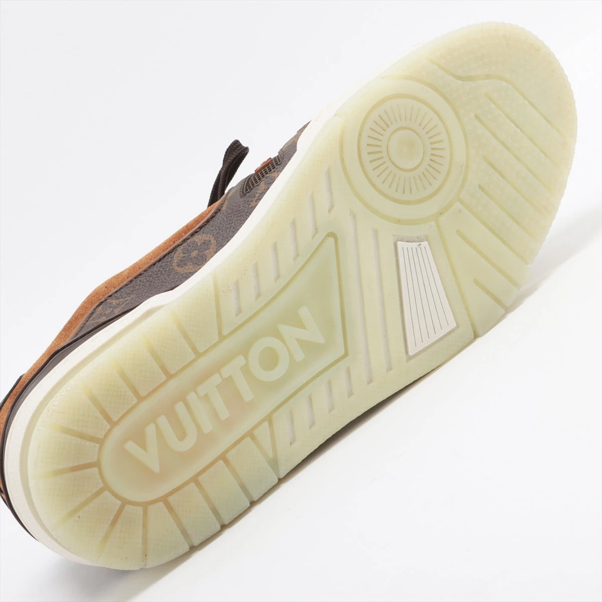 ヴィトン LVトレイナーライン 19年 PVC×スエード スニーカー 6 1/2