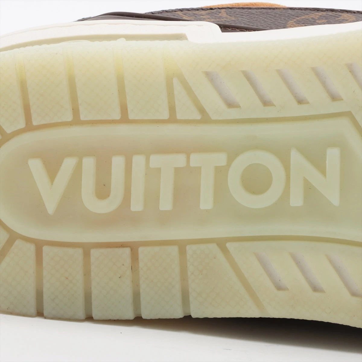 ヴィトン LVトレイナーライン 19年 PVC×スエード スニーカー 6 1/2