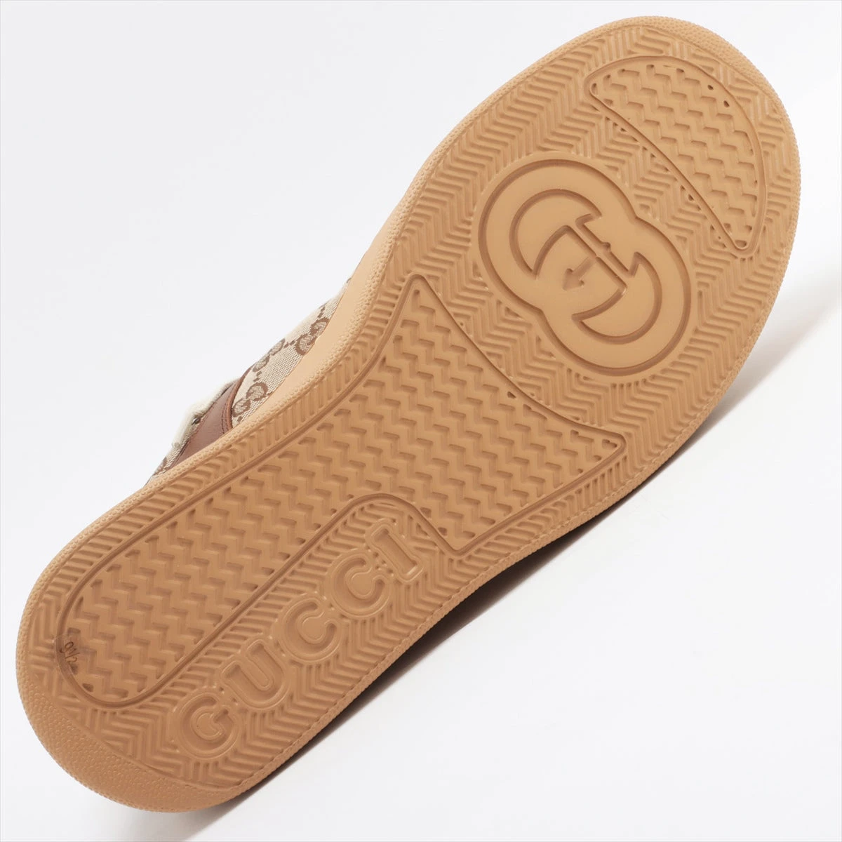 グッチ GGキャンバス キャンバス×レザー スニーカー 9 1/2