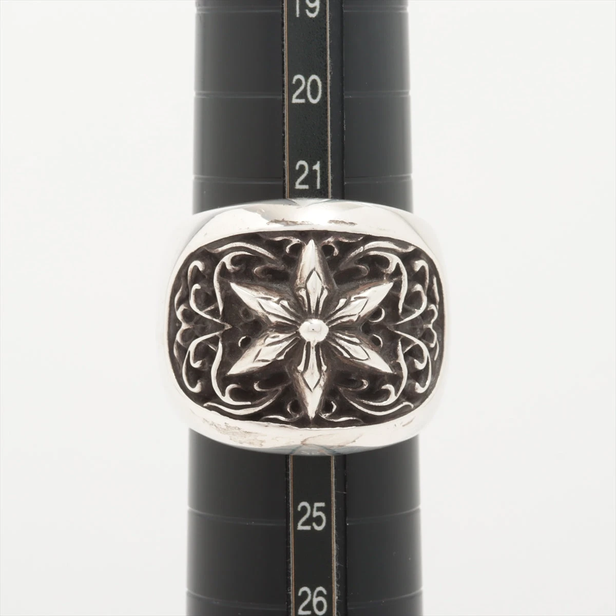 クロムハーツ クラシックオーバルスター リング 925 33.5g