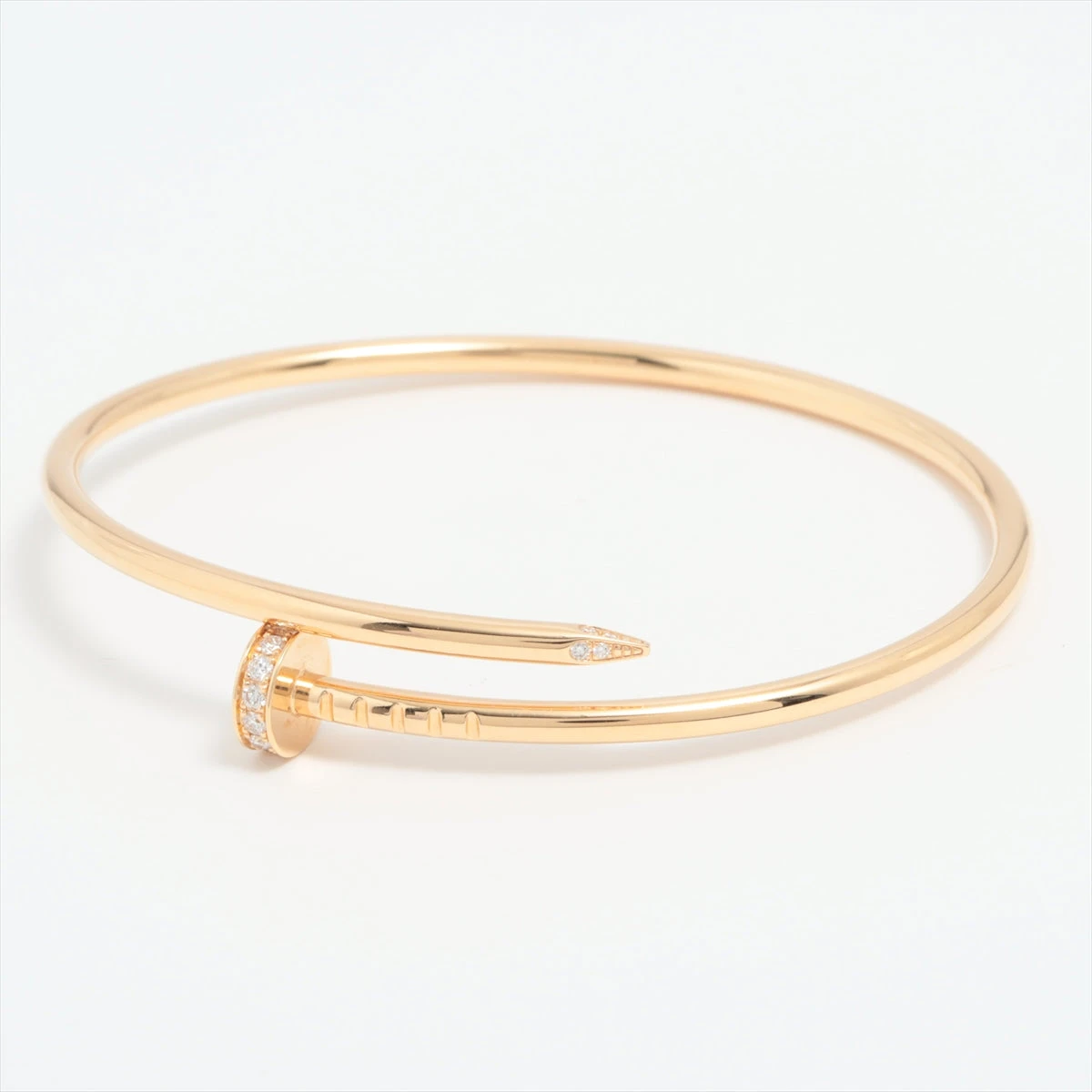 カルティエ　ジュストアンクルブレスレット スモールモデル YG ダイヤモンド カルティエ ジュストアンクルブレスレット スモールモデル