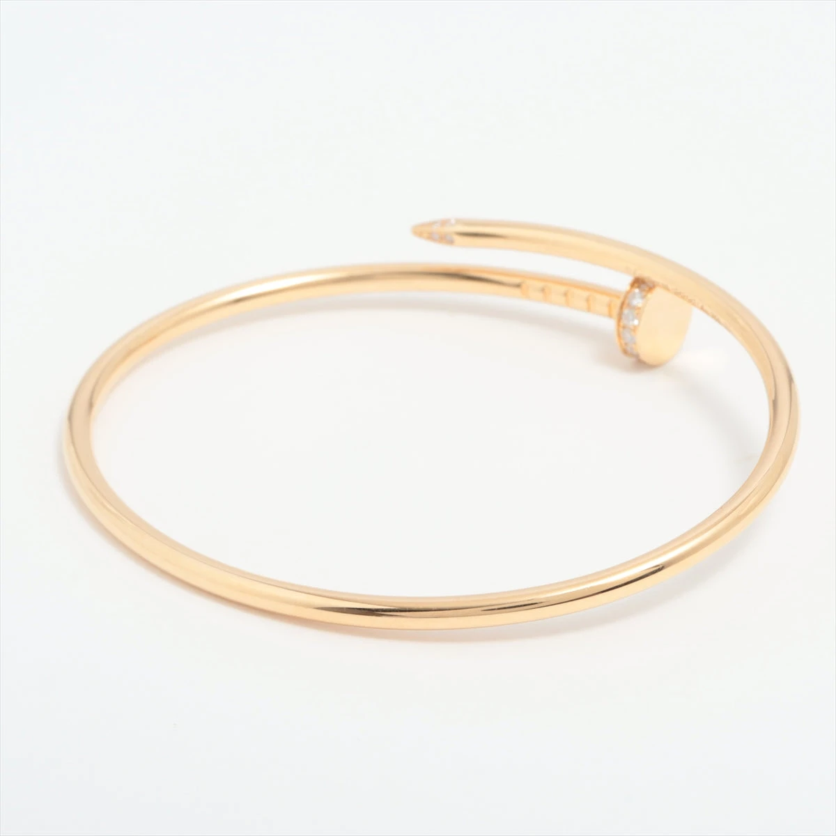 カルティエ ジュストアンクル SM ダイヤ ブレスレット 750(YG) 8.8g 16