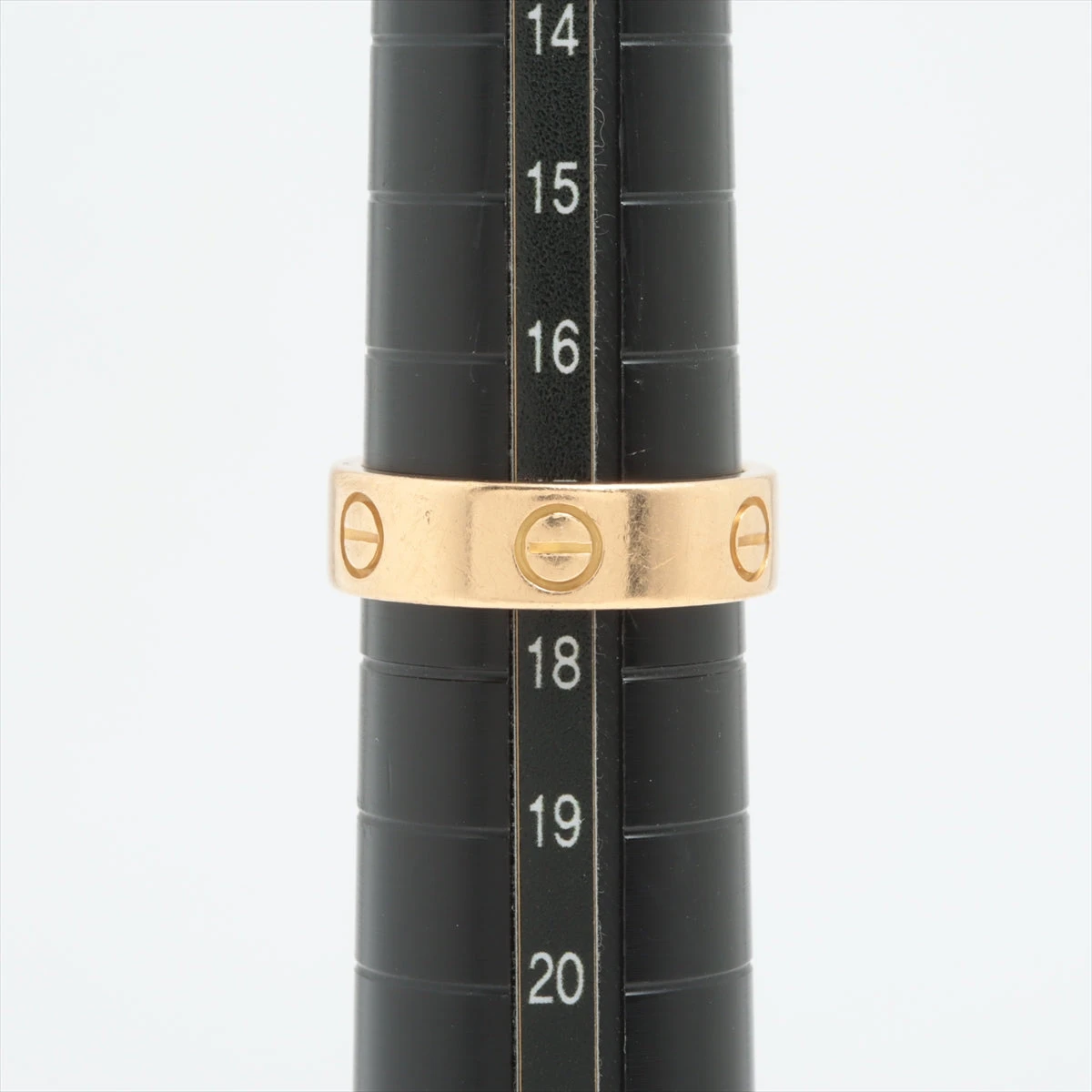 □ Cartier カルティエ Love ラブリング ハーフダイヤ 61サイズ