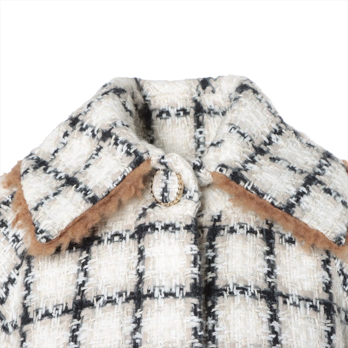 極美品✨定価9.7万　45R　45rpm　カルゼコットンツイードのコート カシミヤAラインコート 49AV JUNKO SHIMADA｜クロスプラス公式