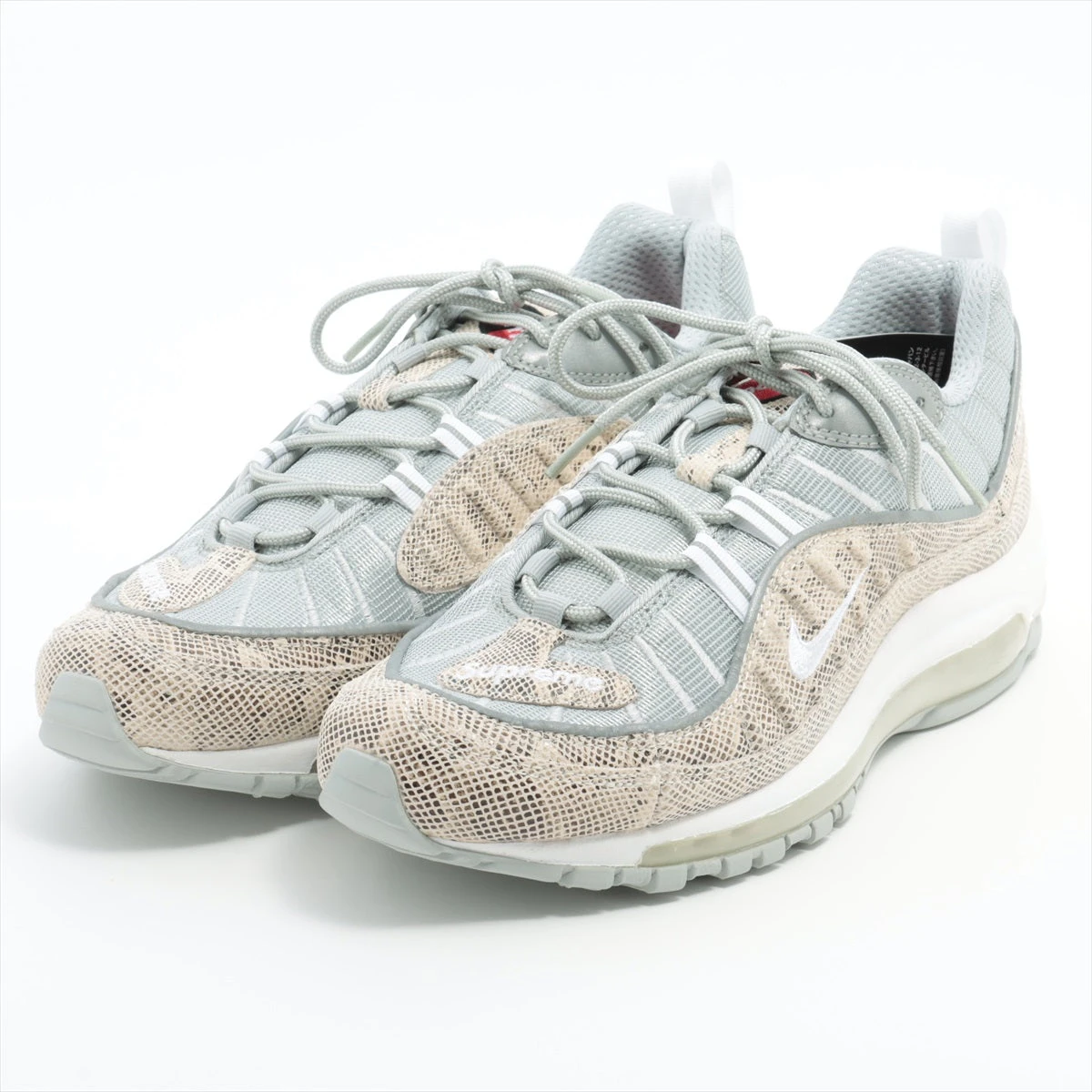 ナイキ×シュプリーム AIR MAX 98 ファブリック スニーカー 27cm