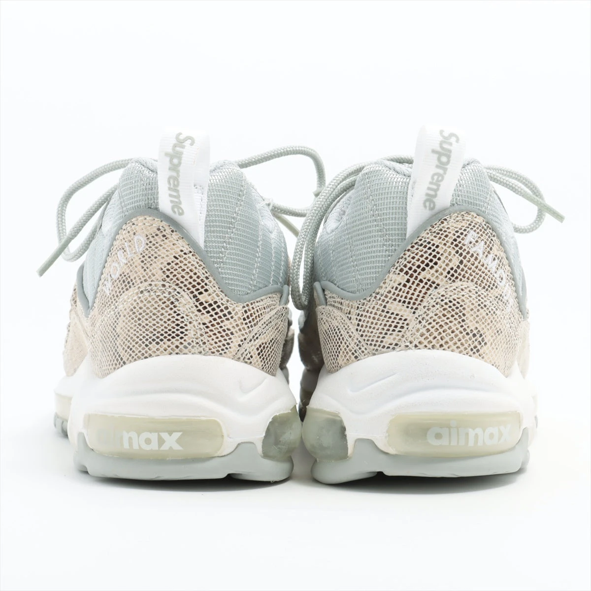 ナイキ×シュプリーム AIR MAX 98 ファブリック スニーカー 27cm