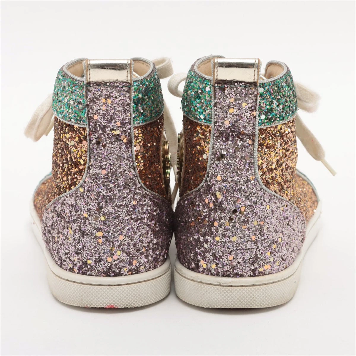 Louboutin クリスチャンルブタン グリッター ハイカットスニーカー 37 Louboutin クリスチャンルブタン グリッター ハイカット