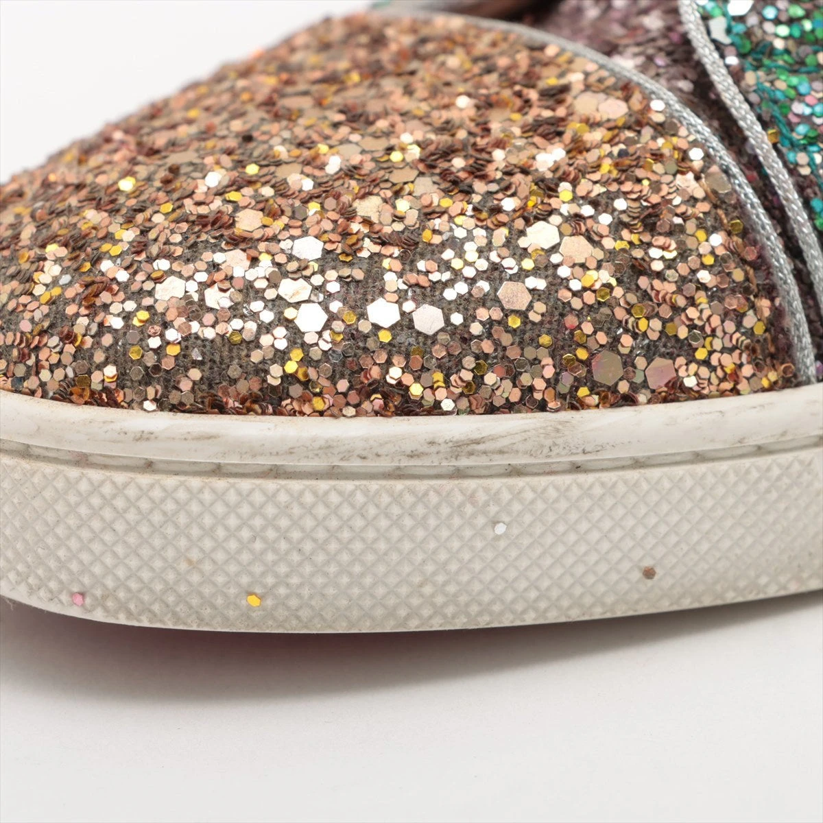 クリスチャンルブタン グリッター ハイカットスニーカー 37